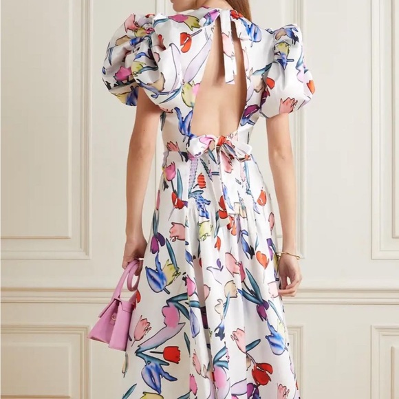 NWT ROTATE Birger Christensen Noon Satin Dress - Picture 15 of 16